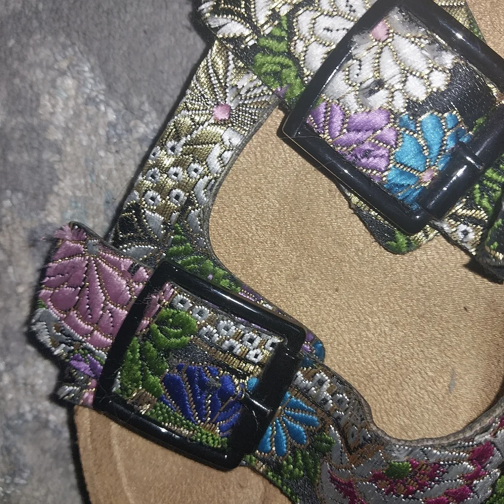 Colorful Footbed Sandals - Picture 7 of 10